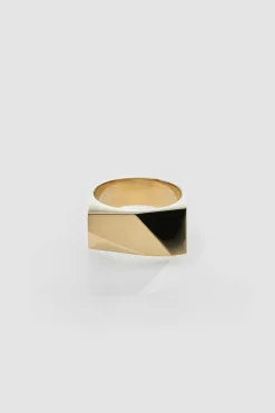 Arte Antwerp Bague Oscar - Plaqué or New