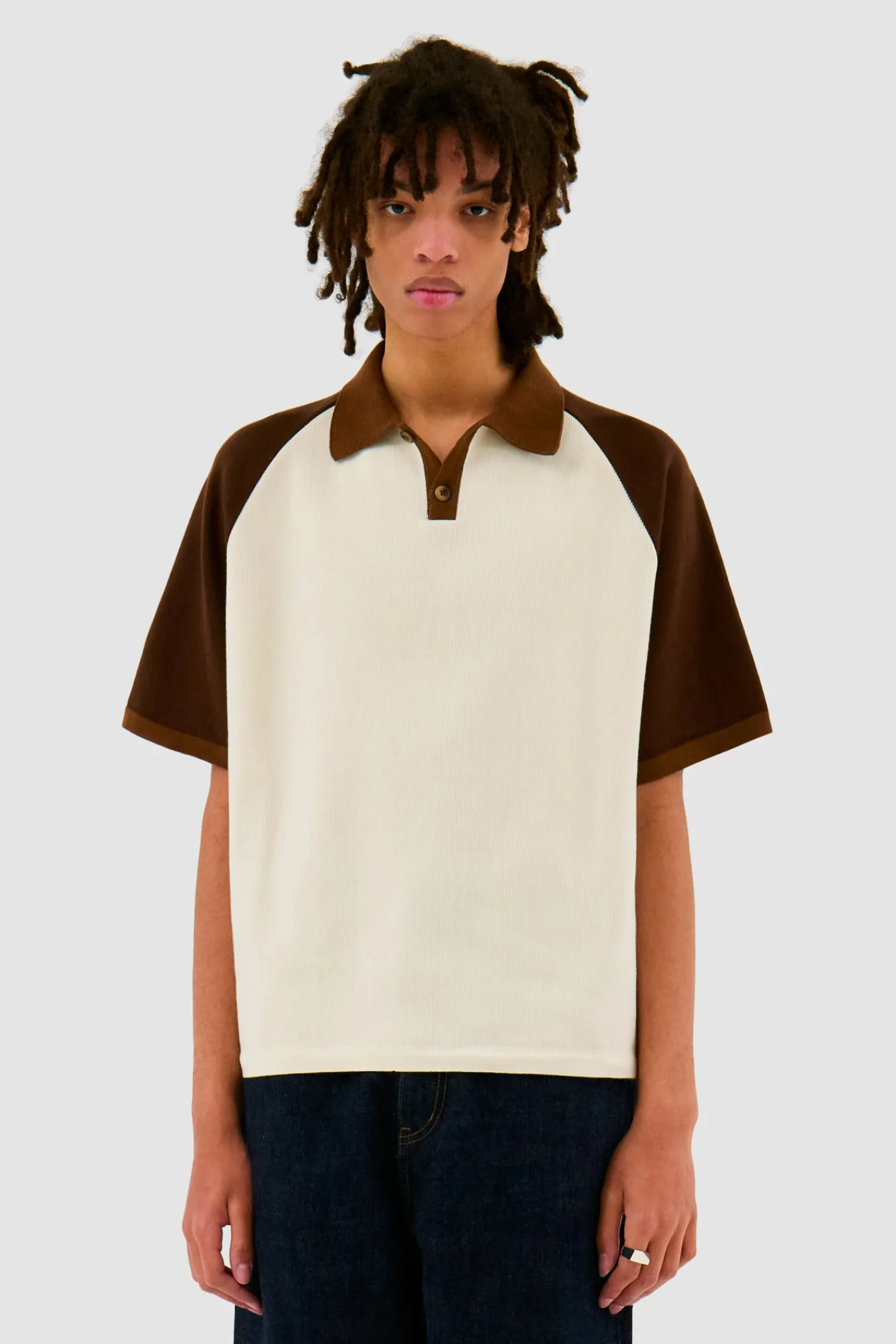 Arte Antwerp Baseball Knit - /Marron Crème Store