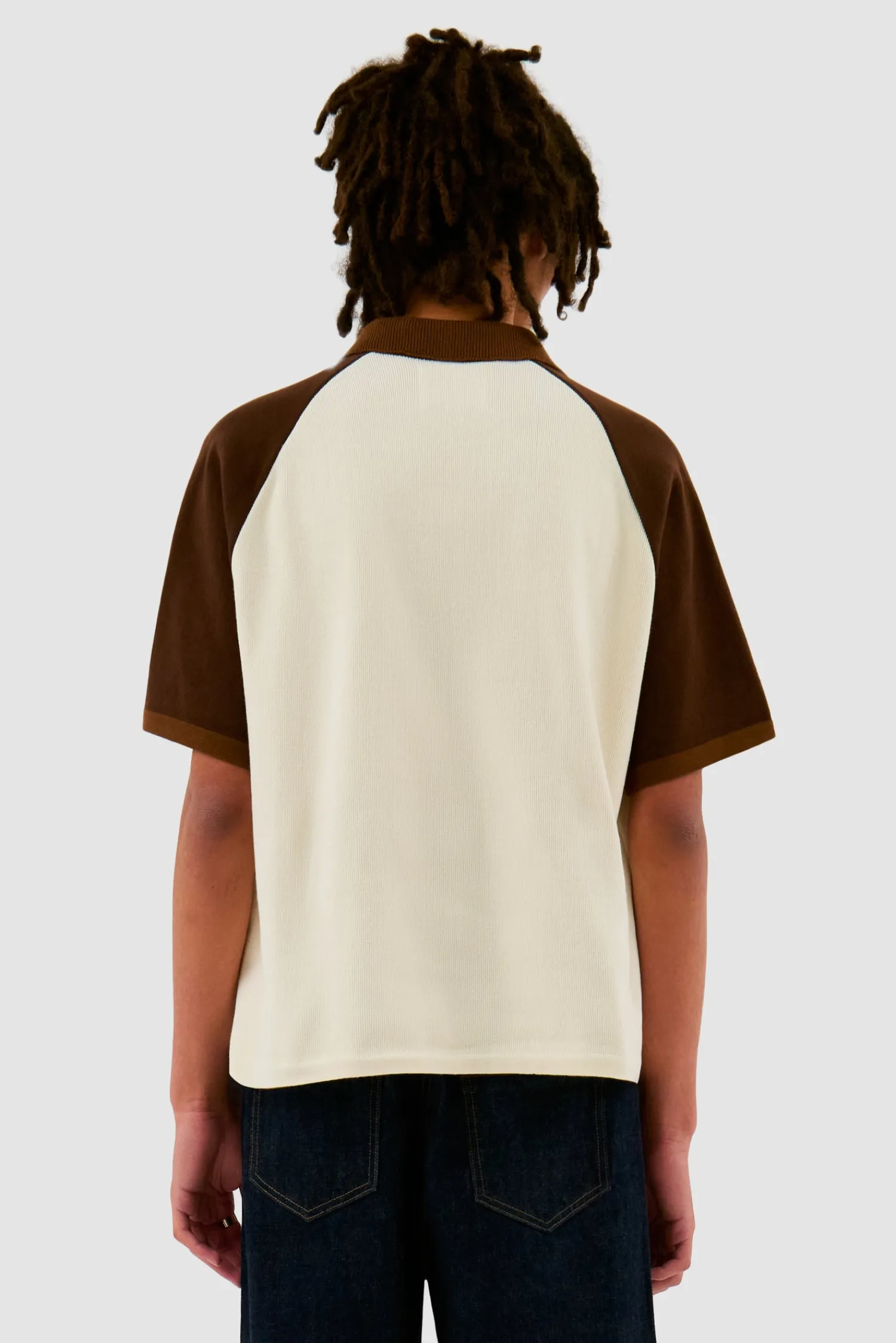 Arte Antwerp Baseball Knit - /Marron Crème Store
