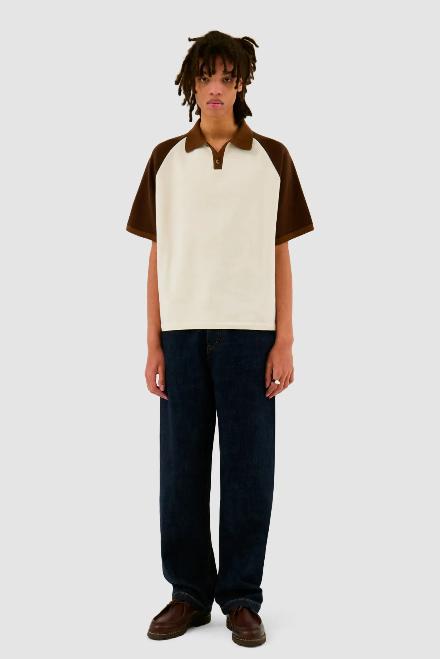 Arte Antwerp Baseball Knit - /Marron Crème Store