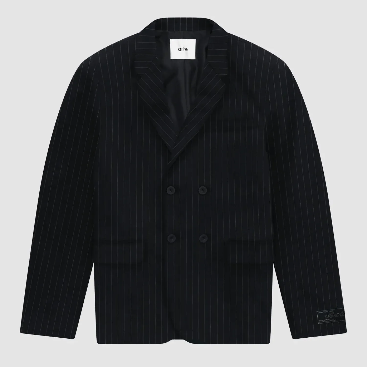 Arte Antwerp Blazer rayé - Marine Best Sale