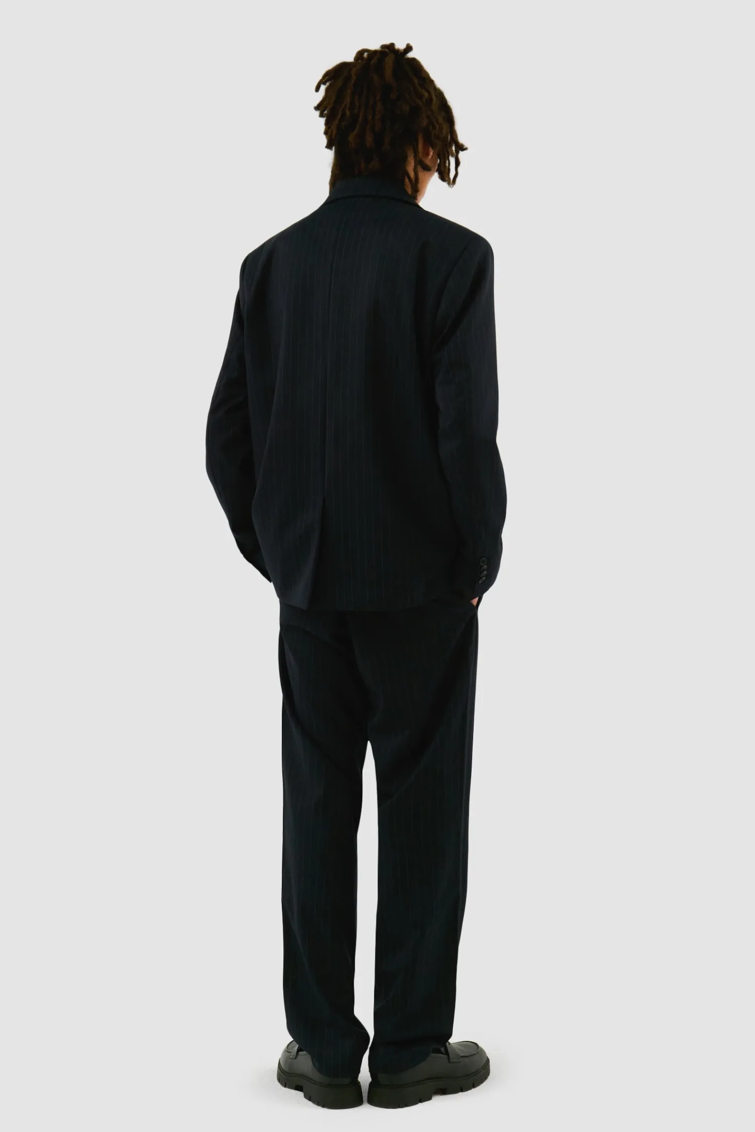 Arte Antwerp Blazer rayé - Marine Best Sale