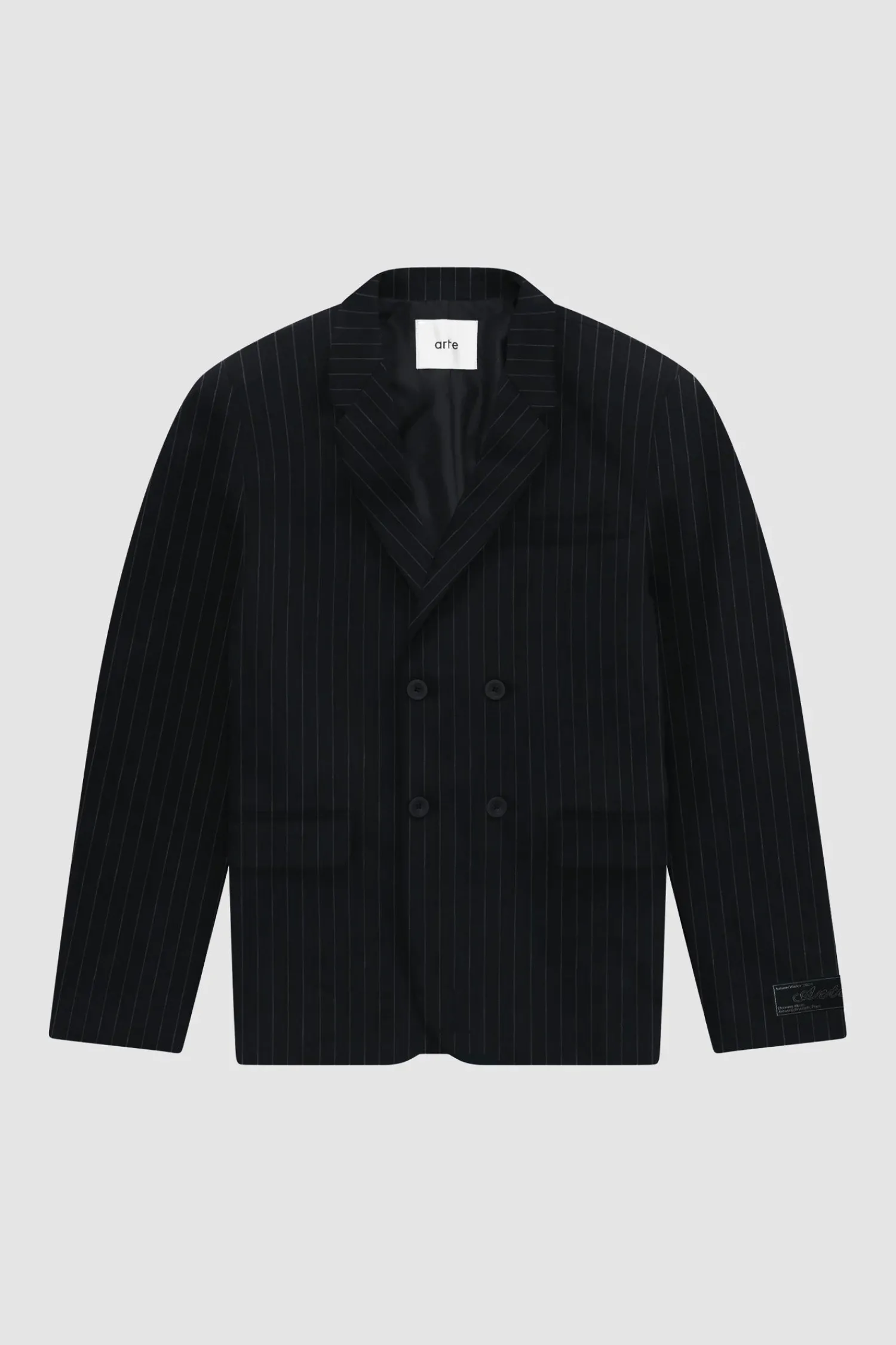 Arte Antwerp Blazer rayé - Marine Best Sale