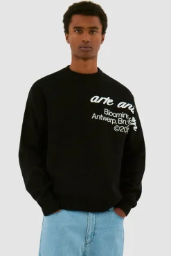 Arte Antwerp Blooming Ideas Knit - Noir Flash Sale
