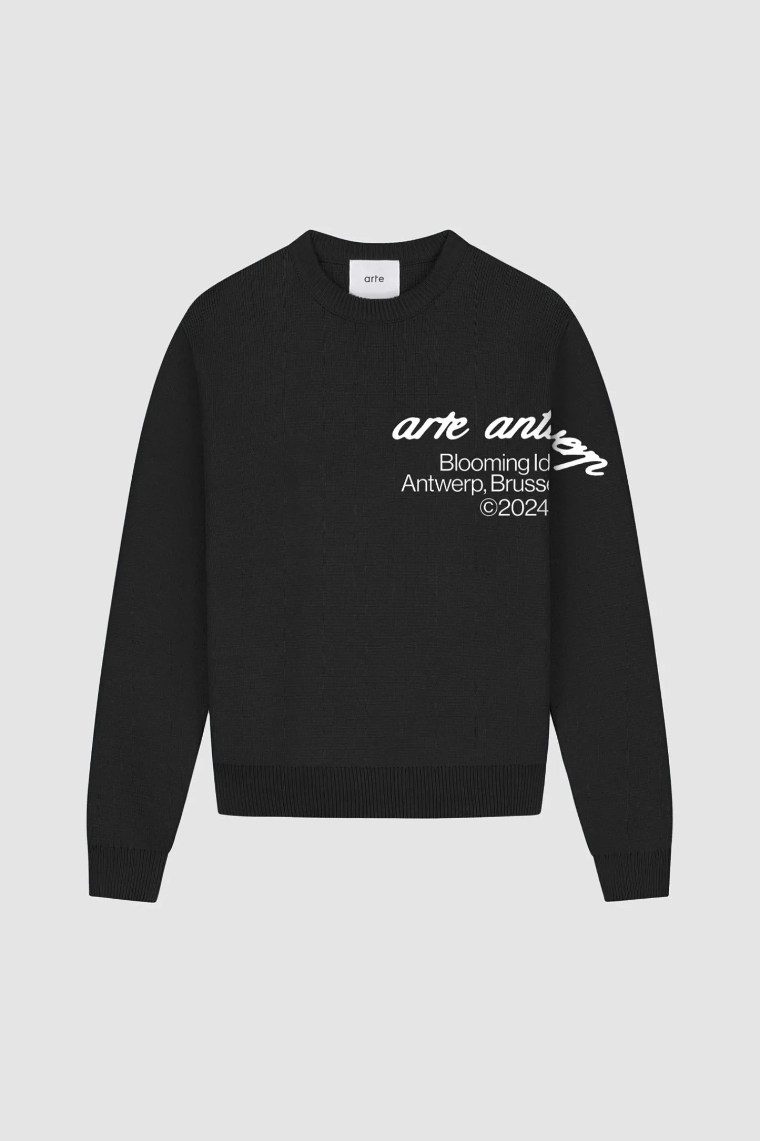 Arte Antwerp Blooming Ideas Knit - Noir Flash Sale