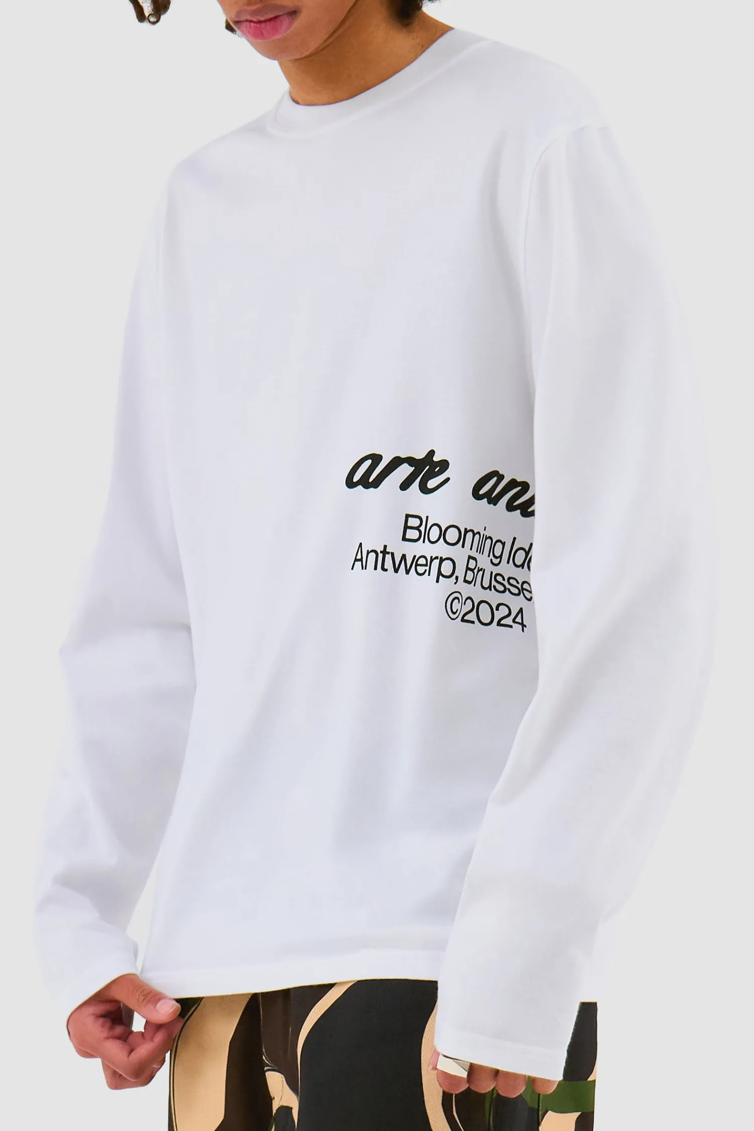 Arte Antwerp Blooming Ideas Manches longues - blanc Cheap
