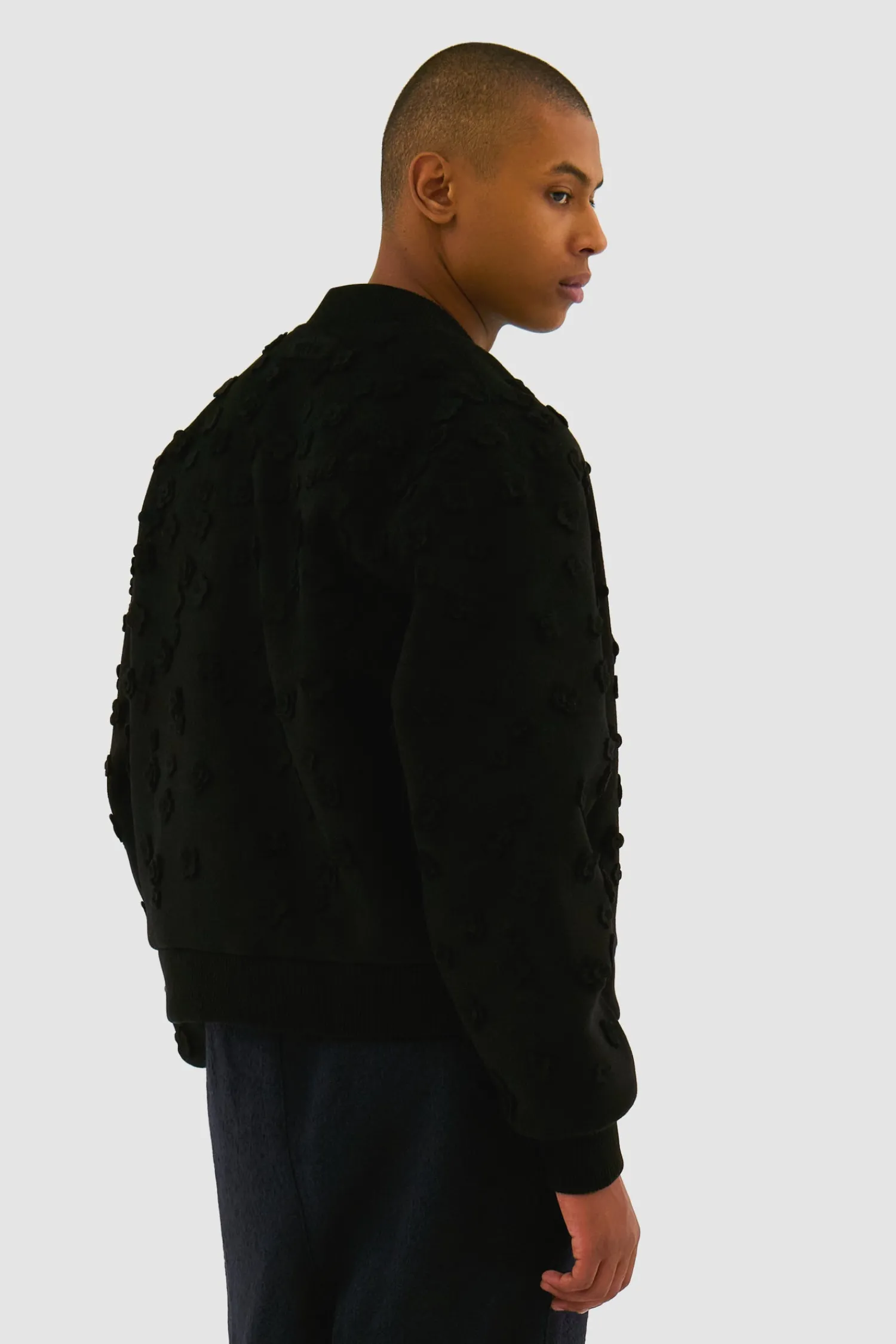 Arte Antwerp Blouson bombardier à fleurs - Noir Cheap