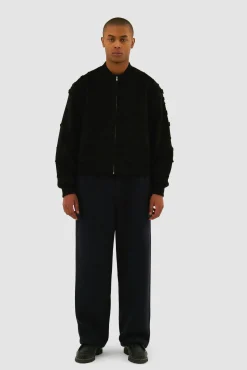 Arte Antwerp Blouson bombardier à fleurs - Noir Cheap