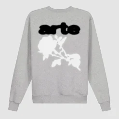 Arte Antwerp Blur Flower Crewneck - Gris Online