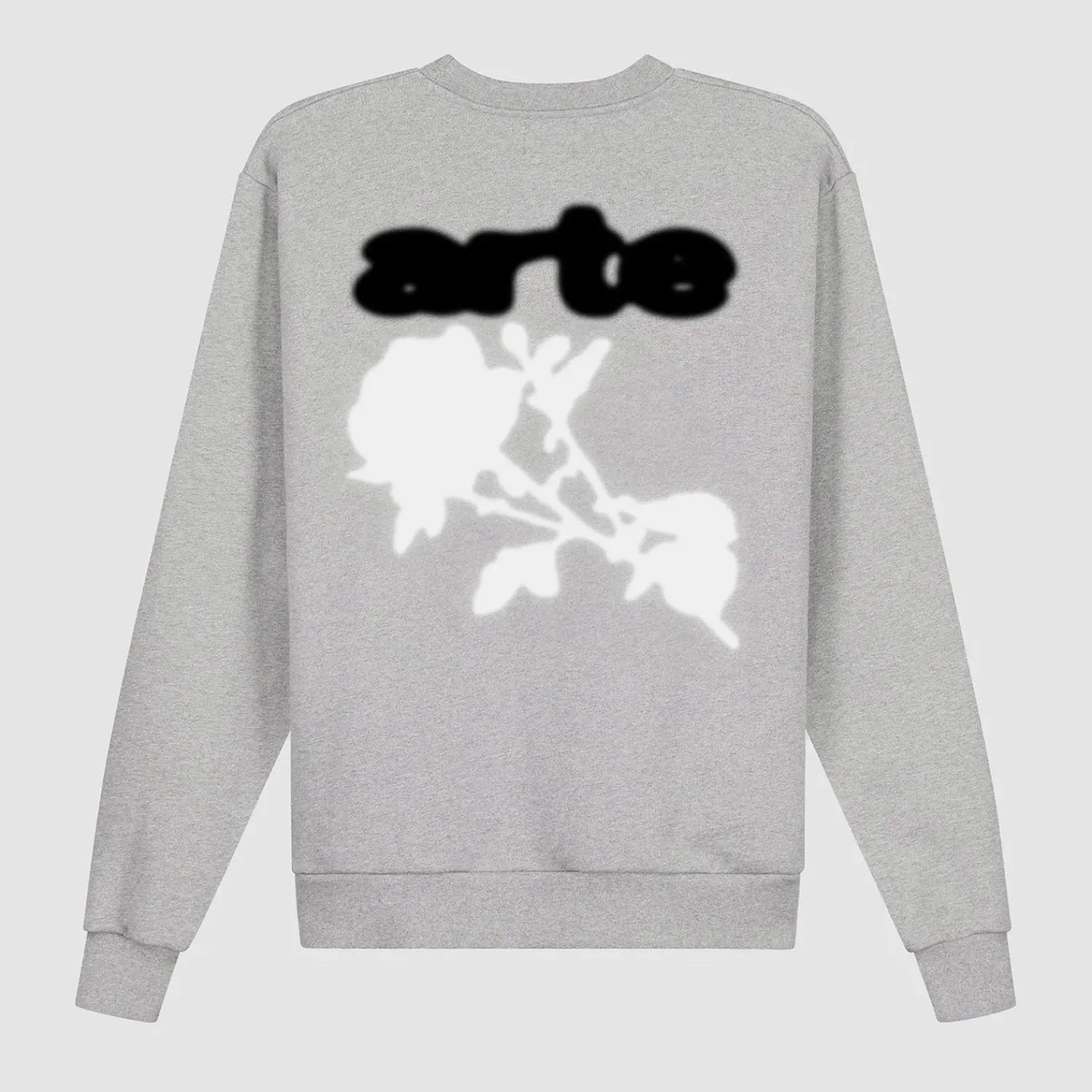 Arte Antwerp Blur Flower Crewneck - Gris Online