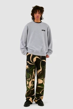 Arte Antwerp Blur Flower Crewneck - Gris Online
