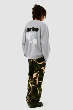 Arte Antwerp Blur Flower Crewneck - Gris Online