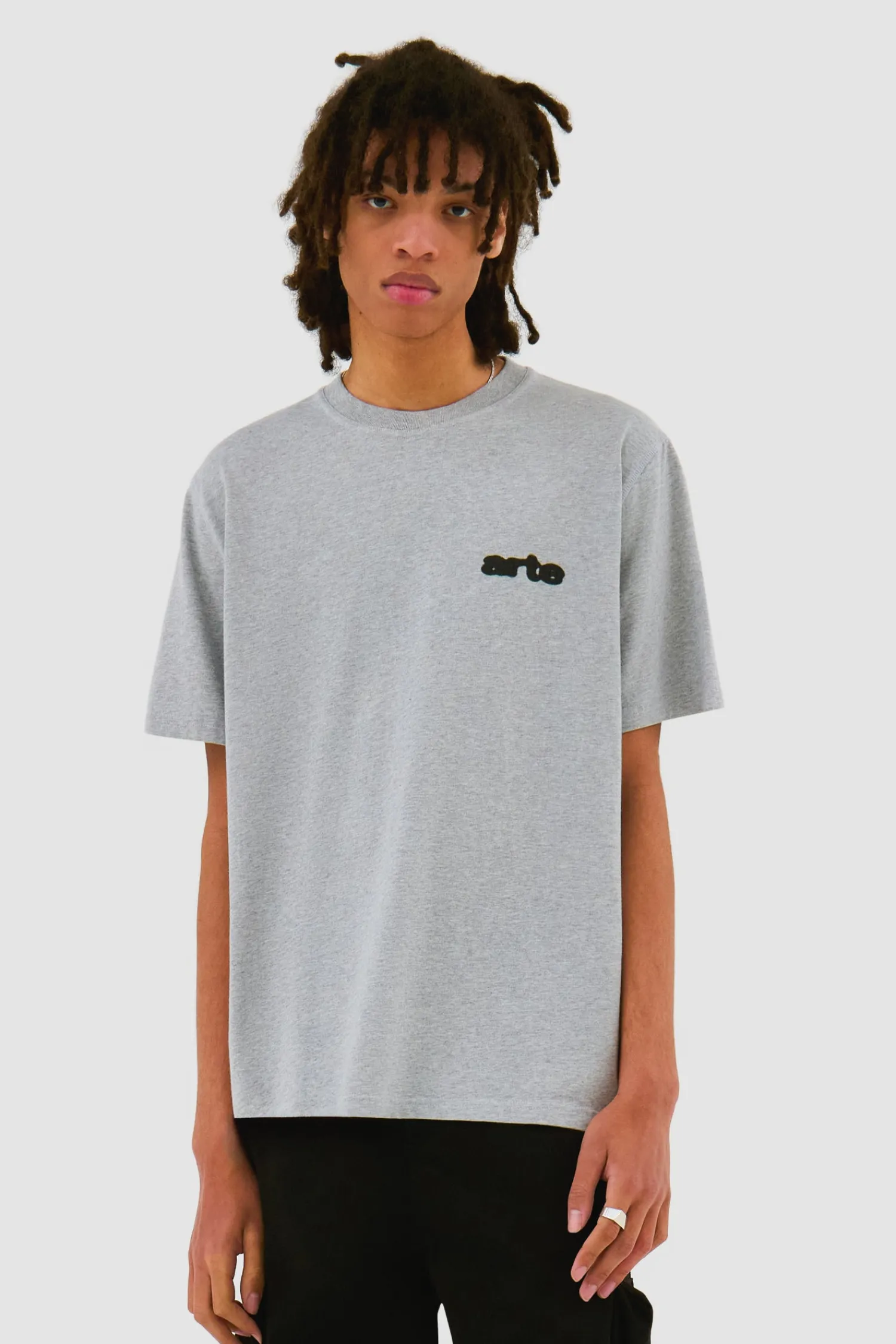 Arte Antwerp Blur Flower T-shirt - Gris Cheap