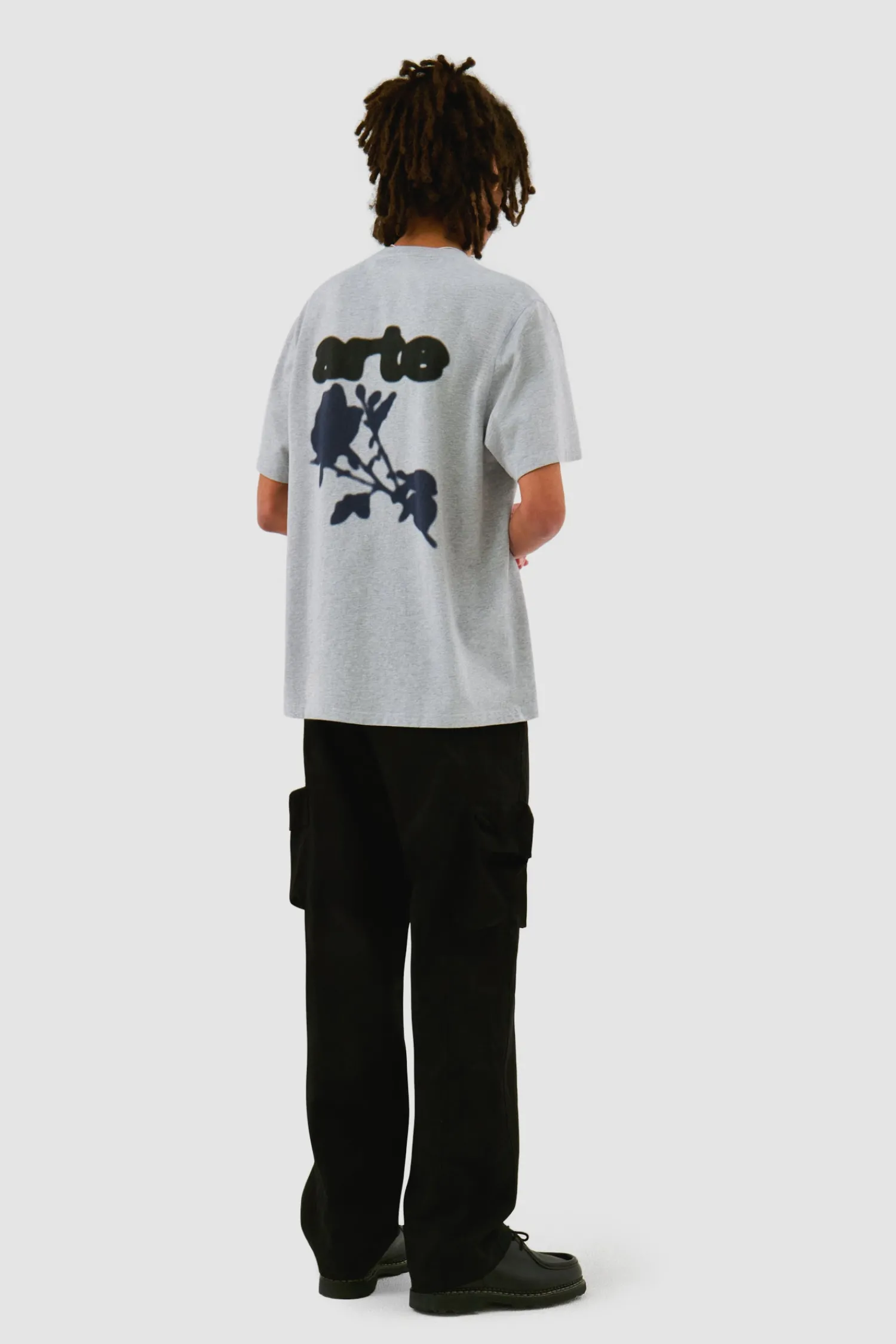 Arte Antwerp Blur Flower T-shirt - Gris Cheap