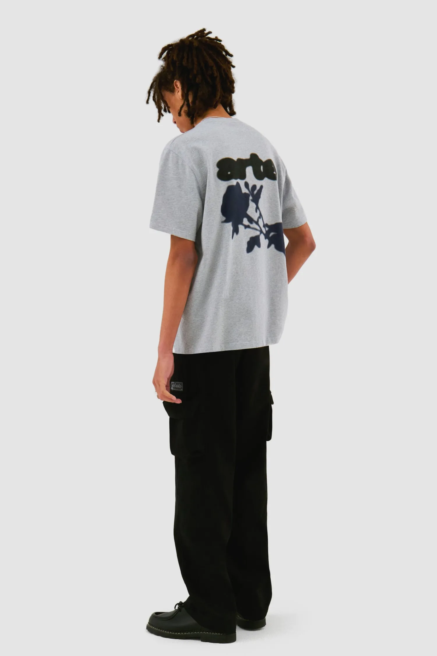 Arte Antwerp Blur Flower T-shirt - Gris Cheap