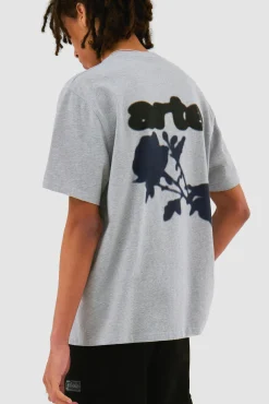 Arte Antwerp Blur Flower T-shirt - Gris Cheap