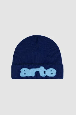 Arte Antwerp Bonnet à logo - Marine Sale