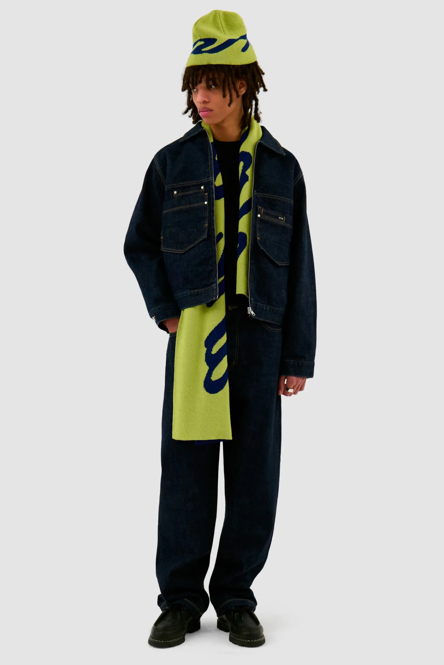 Arte Antwerp Bonnet Big Logo - Vert clair vertclair Outlet