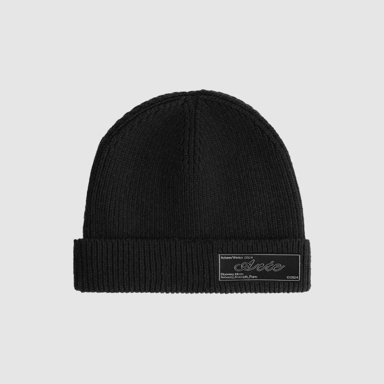 Arte Antwerp Bonnet Woven Label - Noir Best Sale