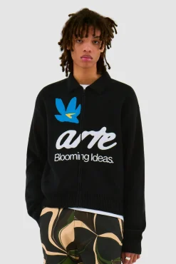 Arte Antwerp Cardigan Blooming Ideas - Noir Outlet
