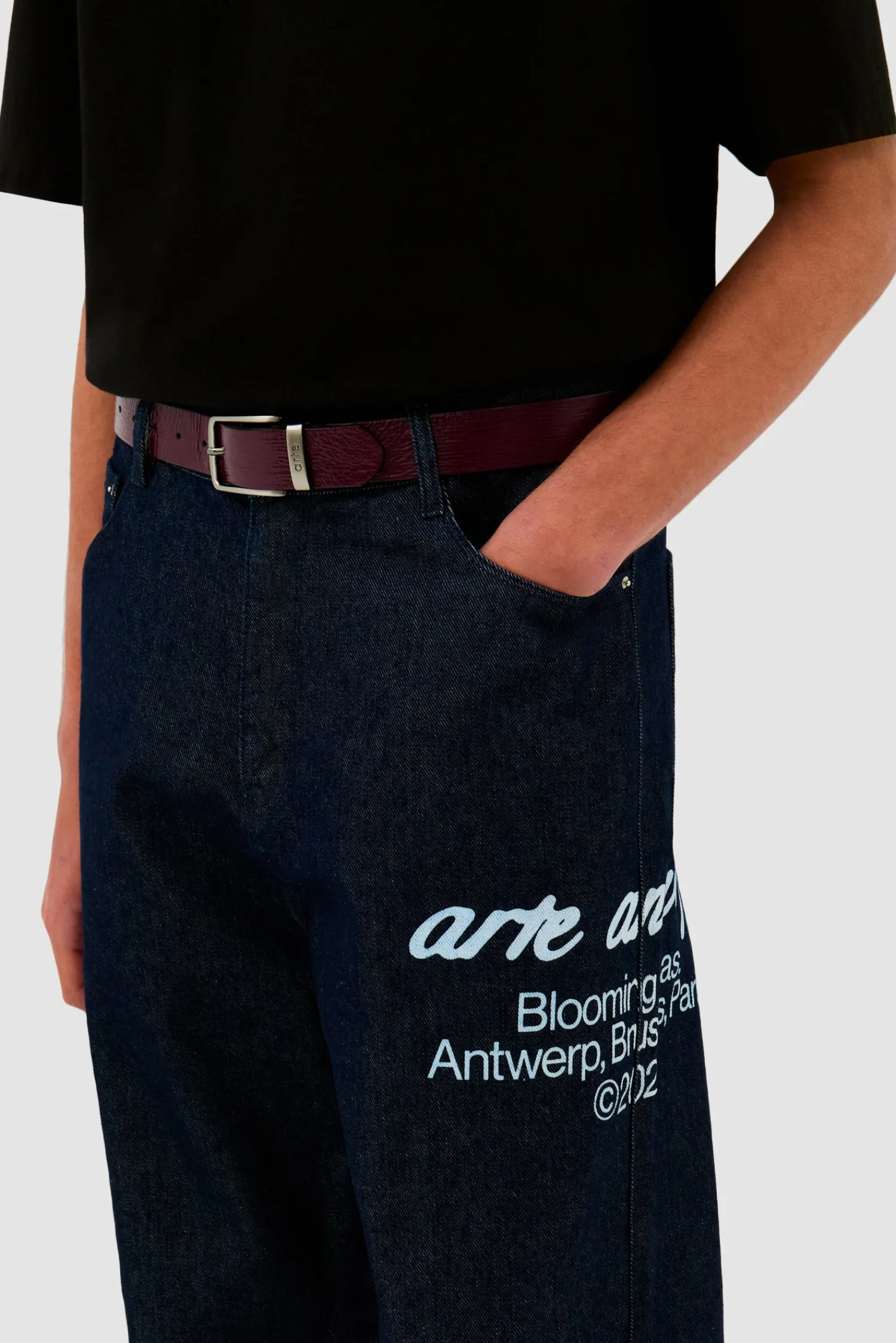 Arte Antwerp Ceinture brillante - Rouge Fashion