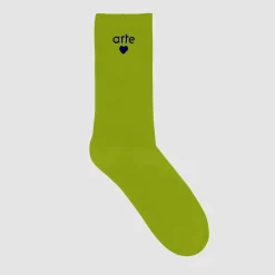 Arte Antwerp Chaussettes à cœur Basic Arte - Vert clair vertclair New