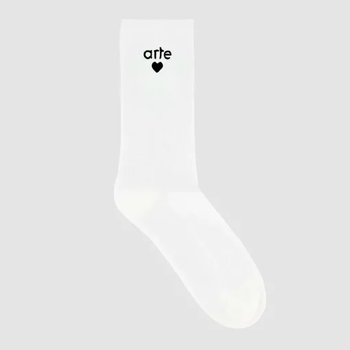 Arte Antwerp Chaussettes à cœur Basic Arte - hes blanc Cheap