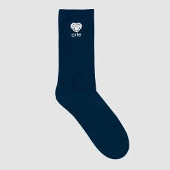 Arte Antwerp Chaussettes à logo fleuri - Marine Store