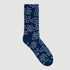 Arte Antwerp Chaussettes à motifs floraux - Marine Fashion