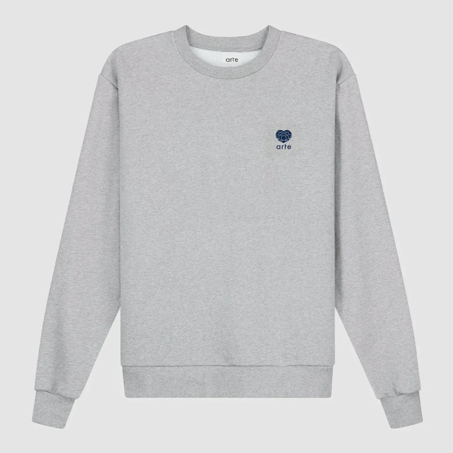 Arte Antwerp Col ras du cou fleuri - Gris Discount