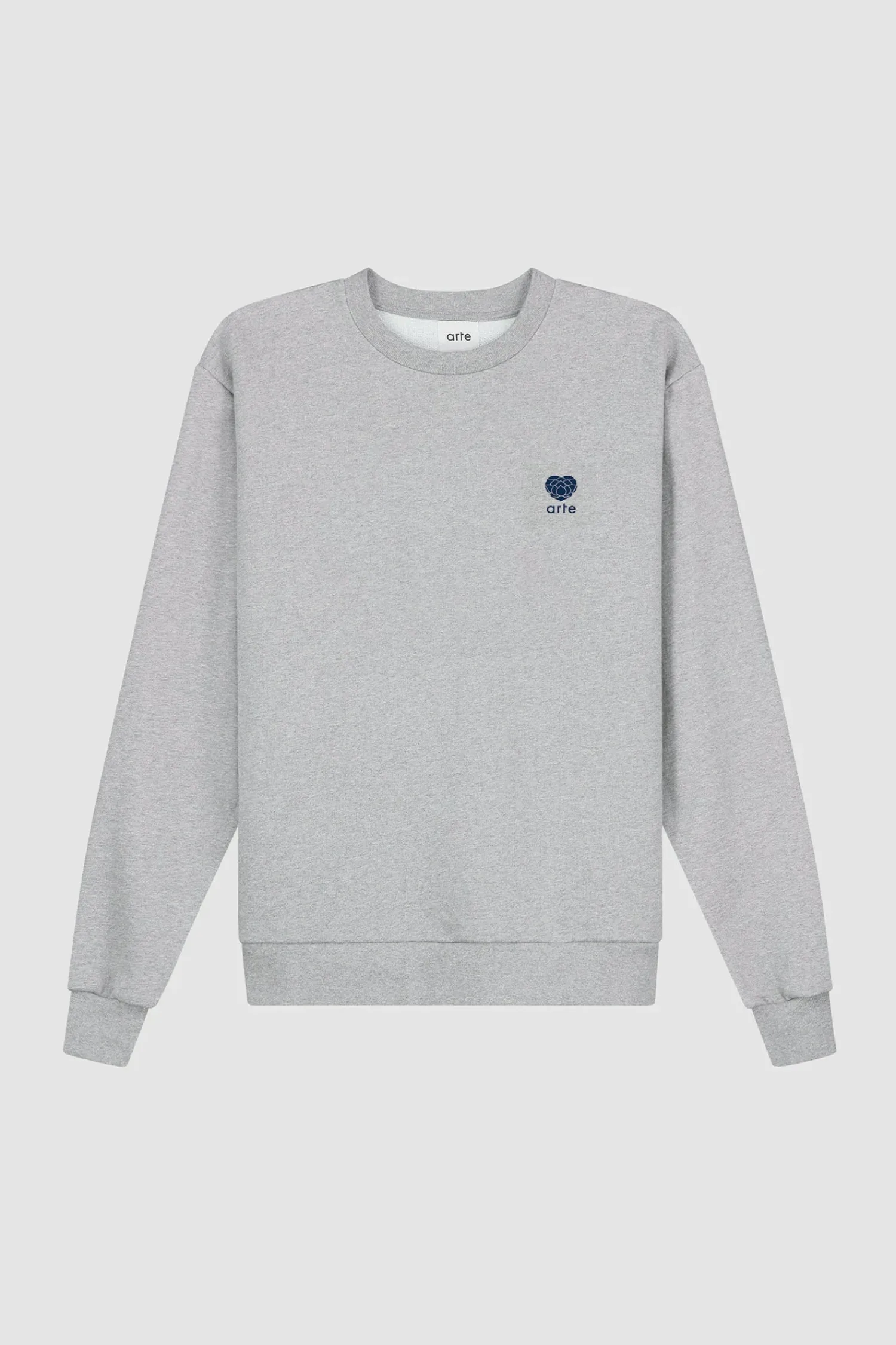 Arte Antwerp Col ras du cou fleuri - Gris Discount