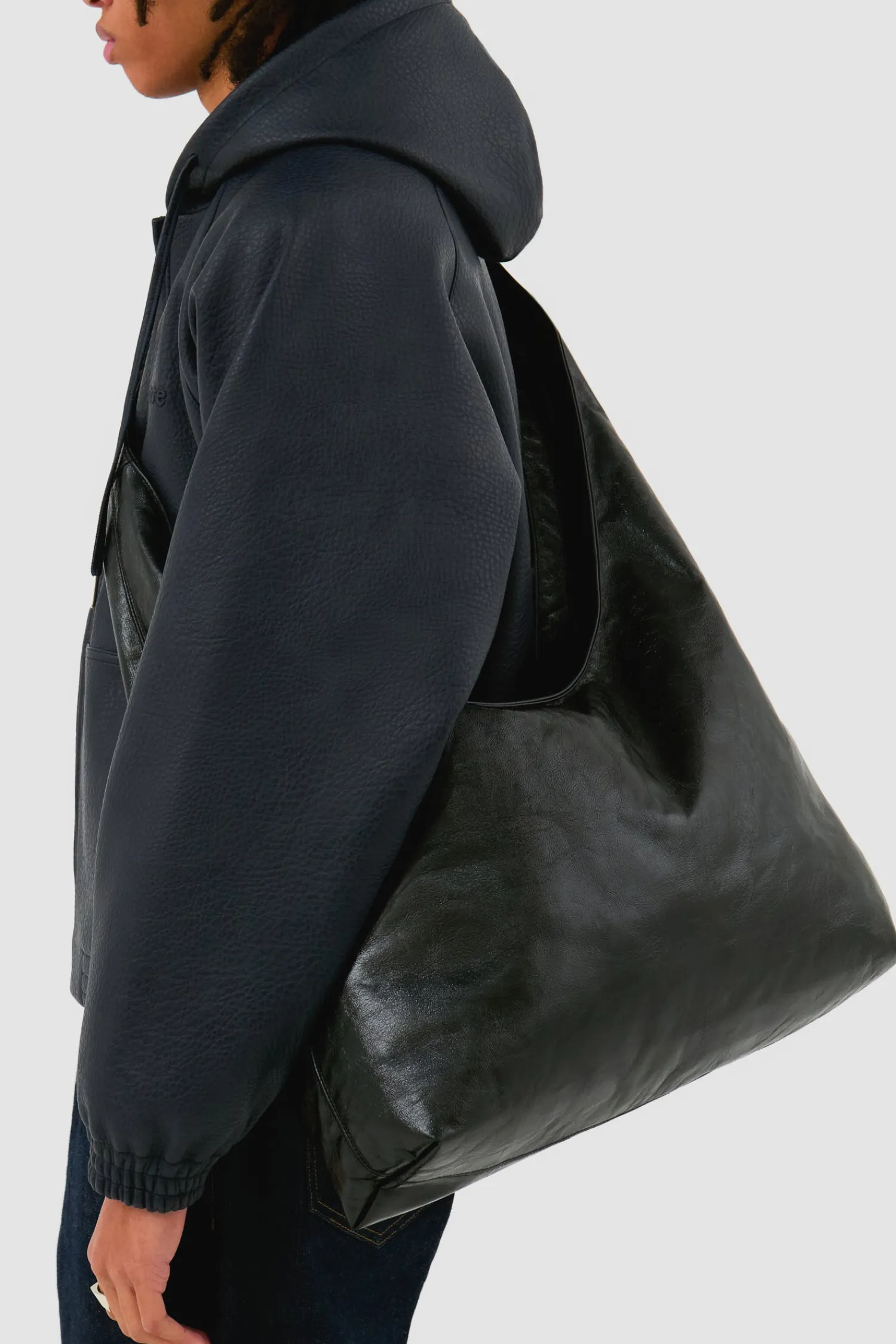 Arte Antwerp Grand sac brillant - Noir Online