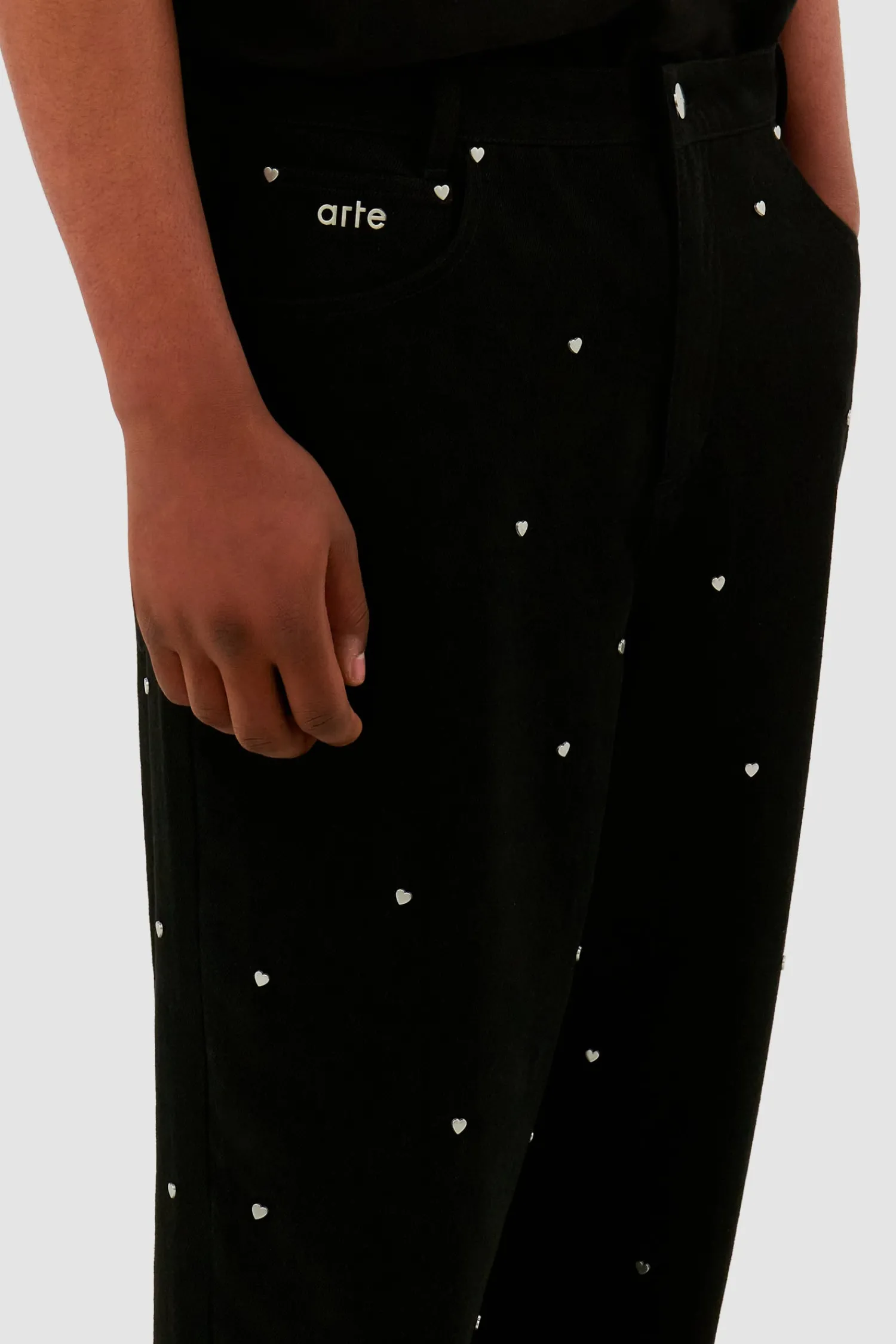 Arte Antwerp Jeans Metal Hearts - Noir New