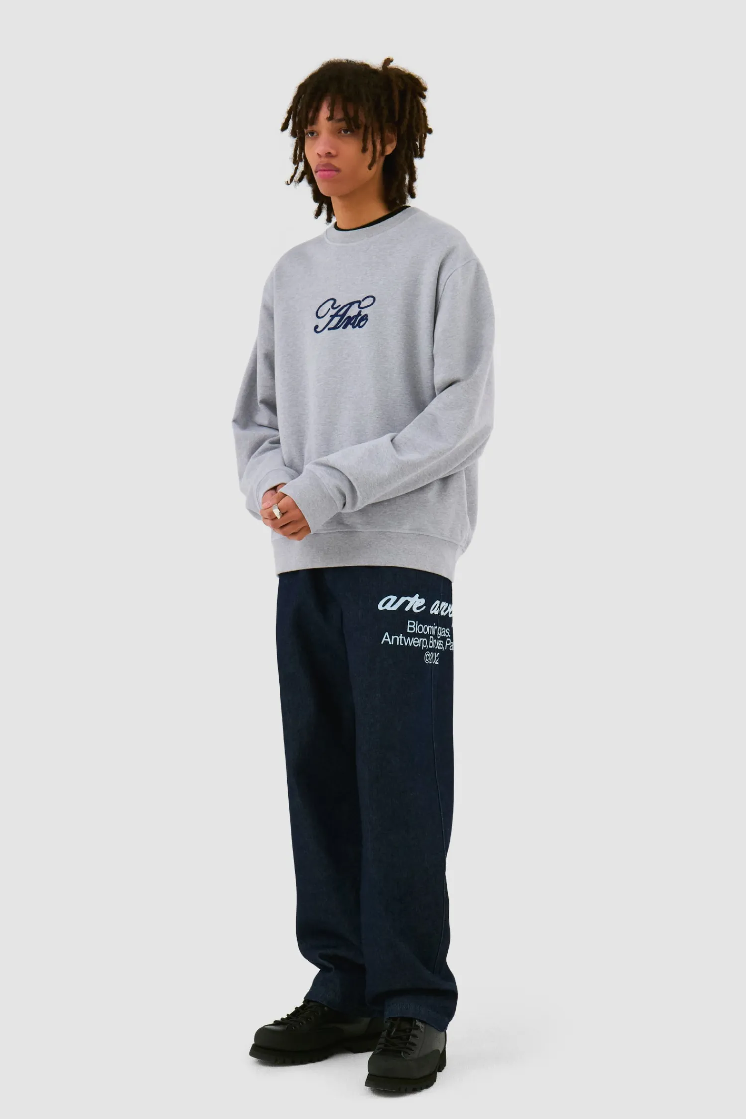 Arte Antwerp Logo Crewneck - Gris New