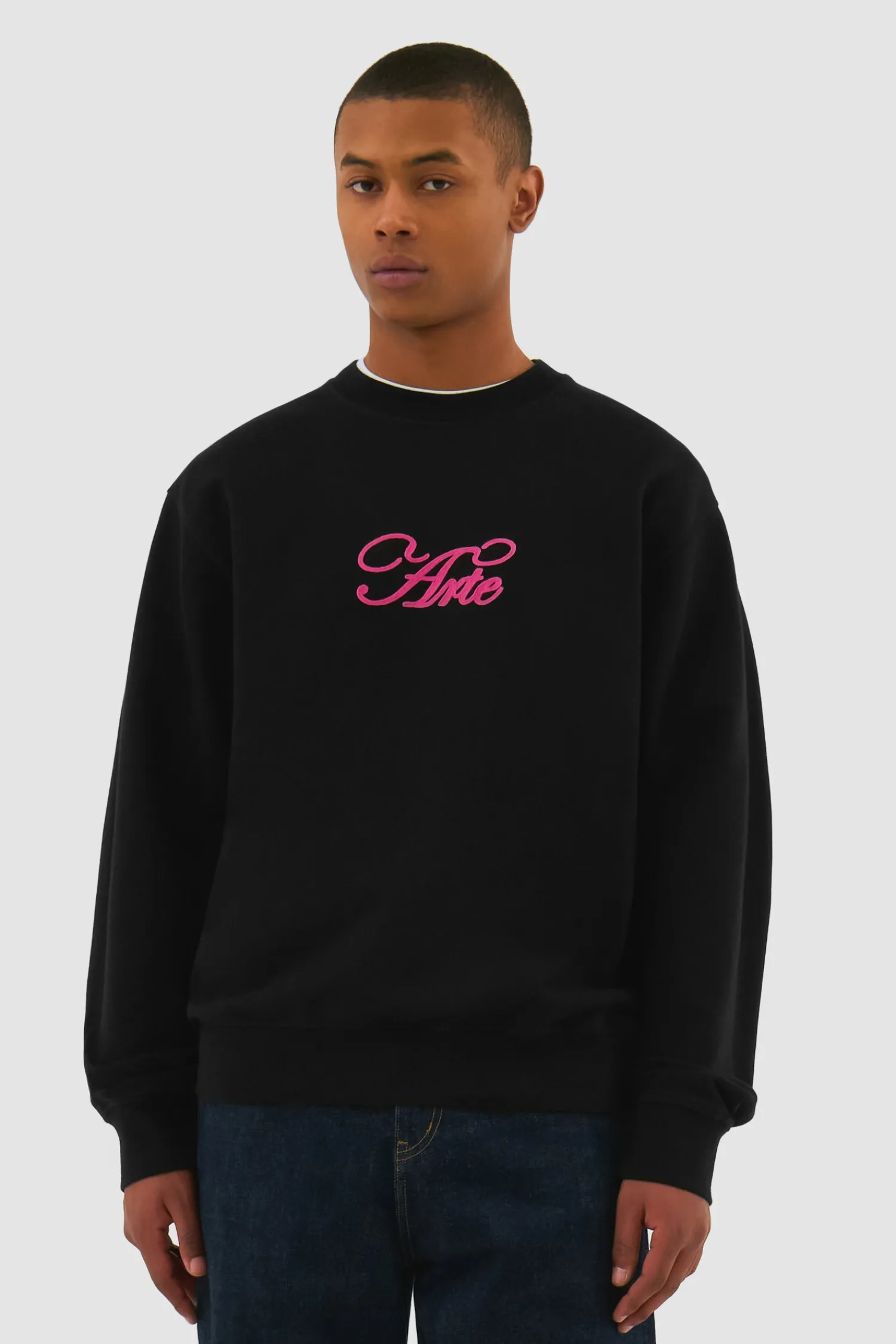 Arte Antwerp Logo Crewneck - Noir New