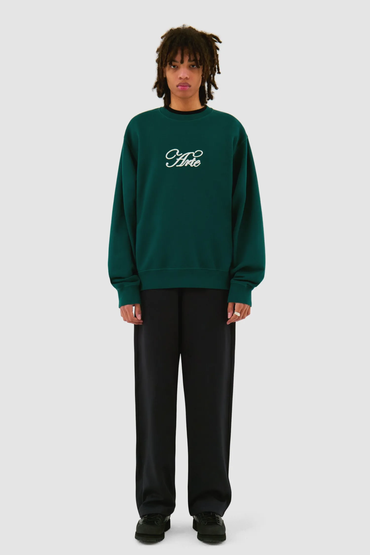Arte Antwerp Logo Crewneck - vert New