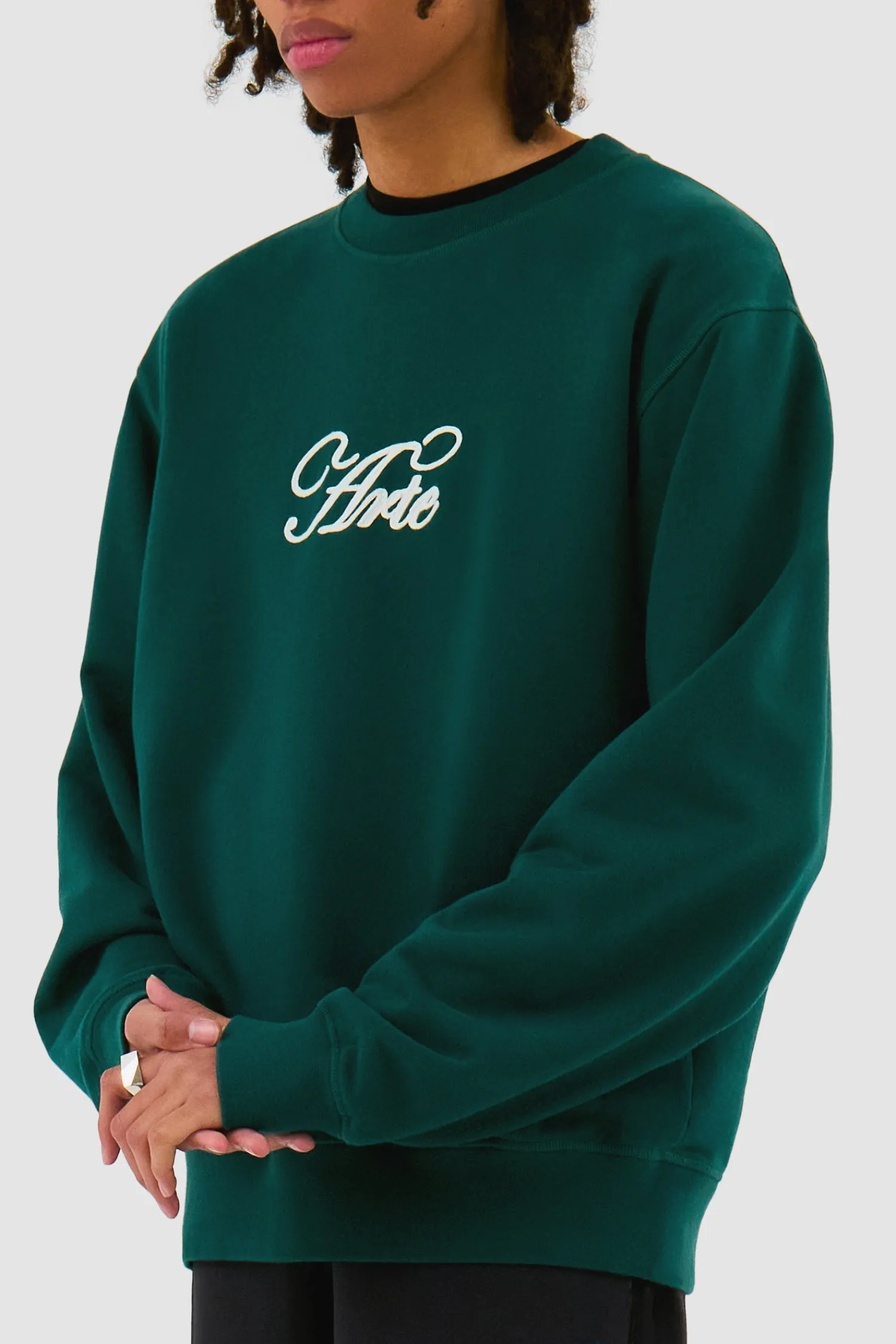 Arte Antwerp Logo Crewneck - vert New