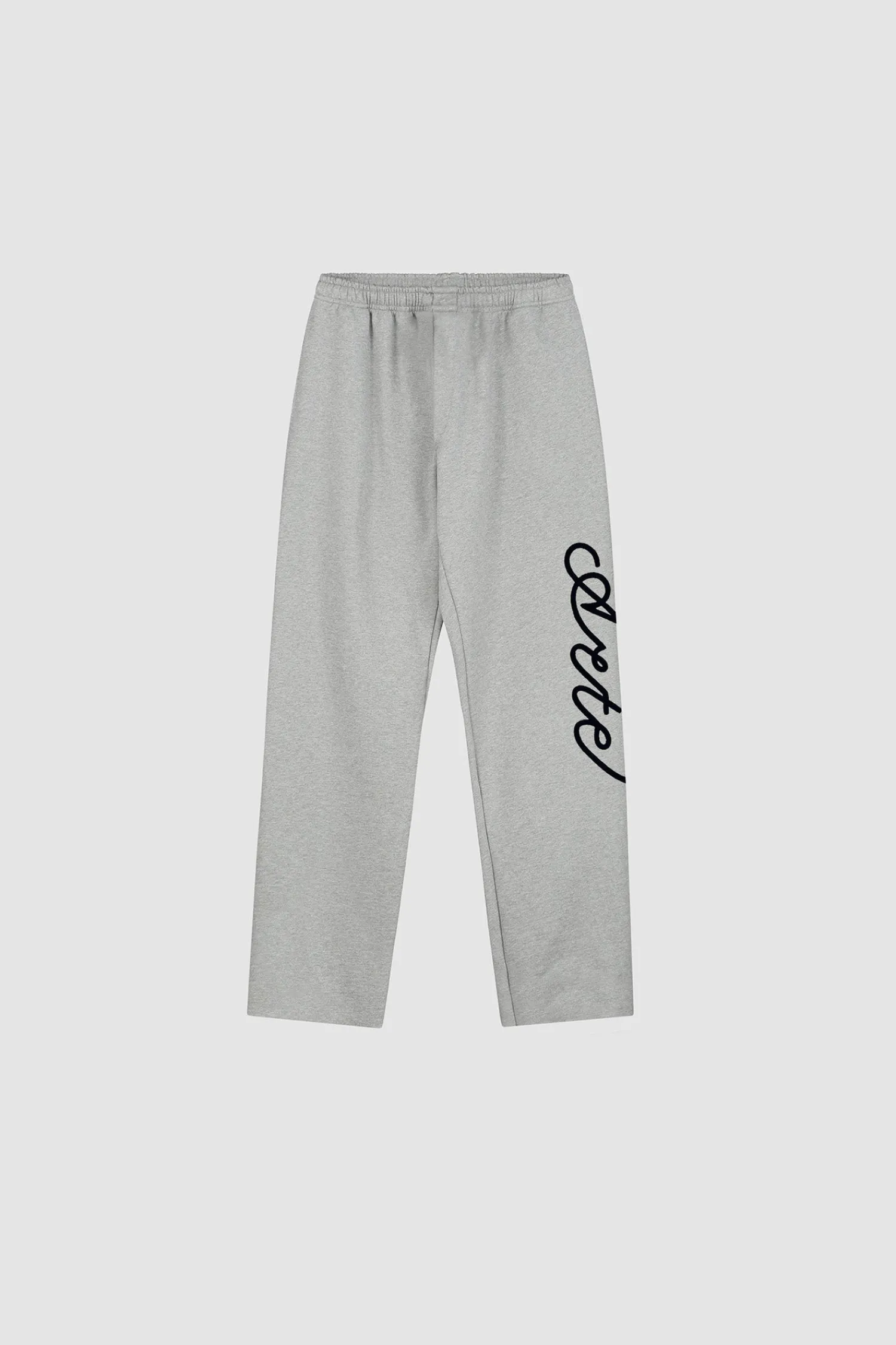 Arte Antwerp Pantalon à logo Script - Gris Clearance