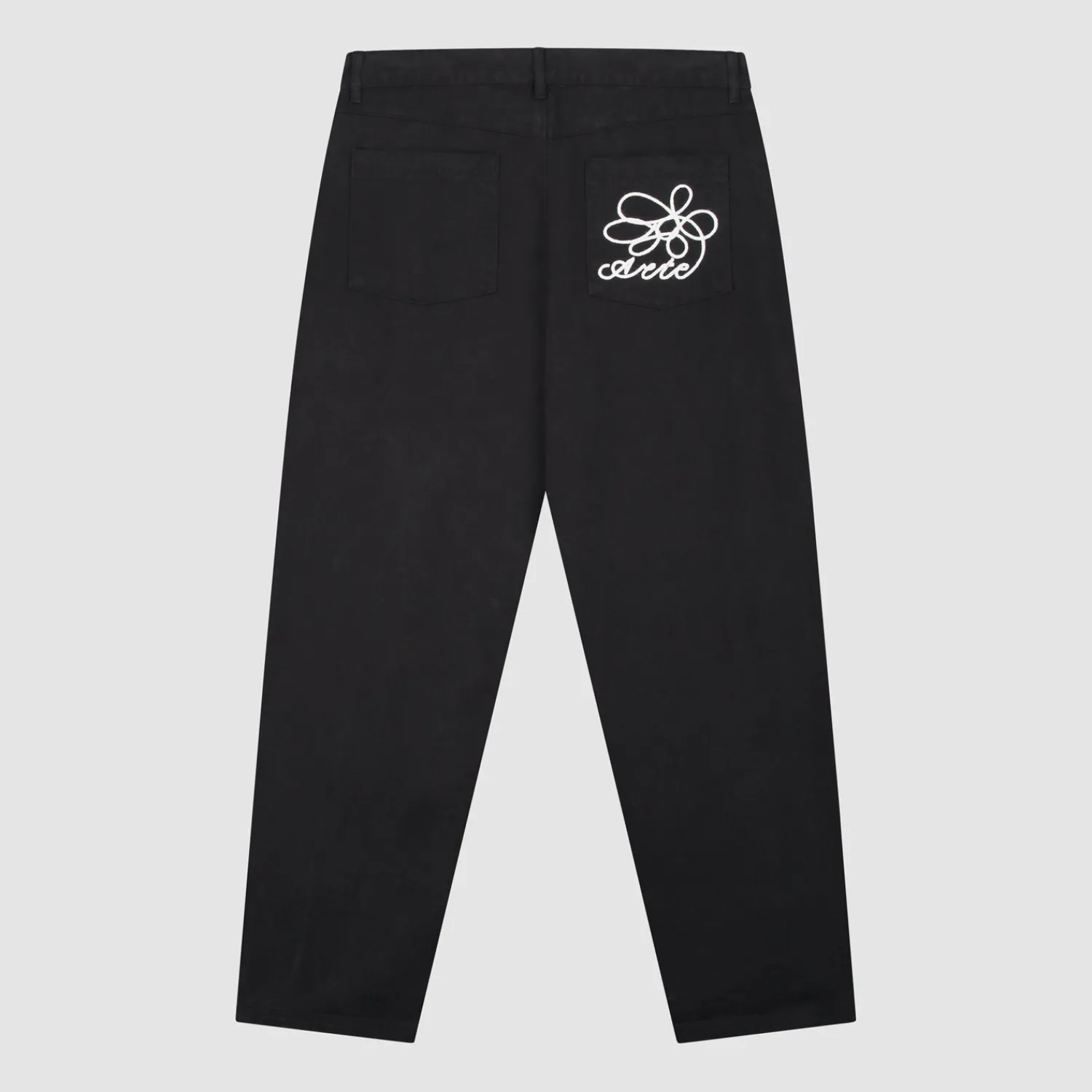 Arte Antwerp Pantalon à poches brodées - Noir New