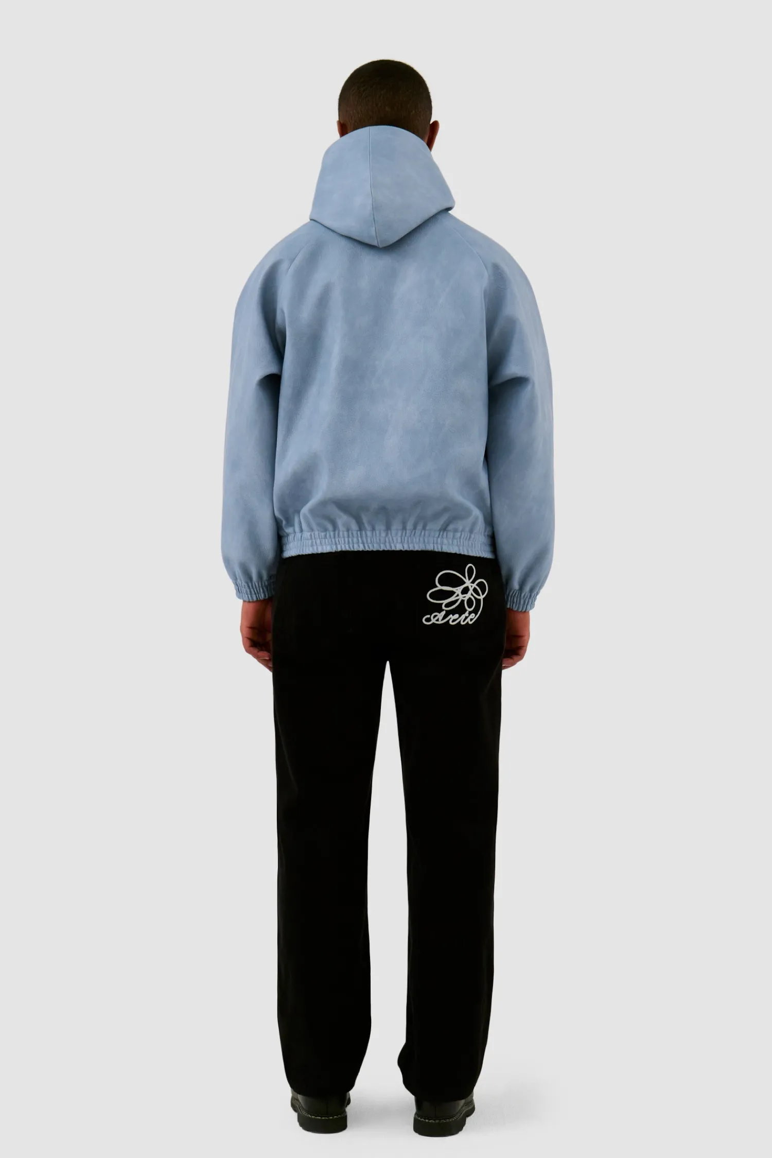 Arte Antwerp Pantalon à poches brodées - Noir New