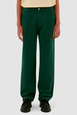 Arte Antwerp Pantalon à poches brodées - vert Online
