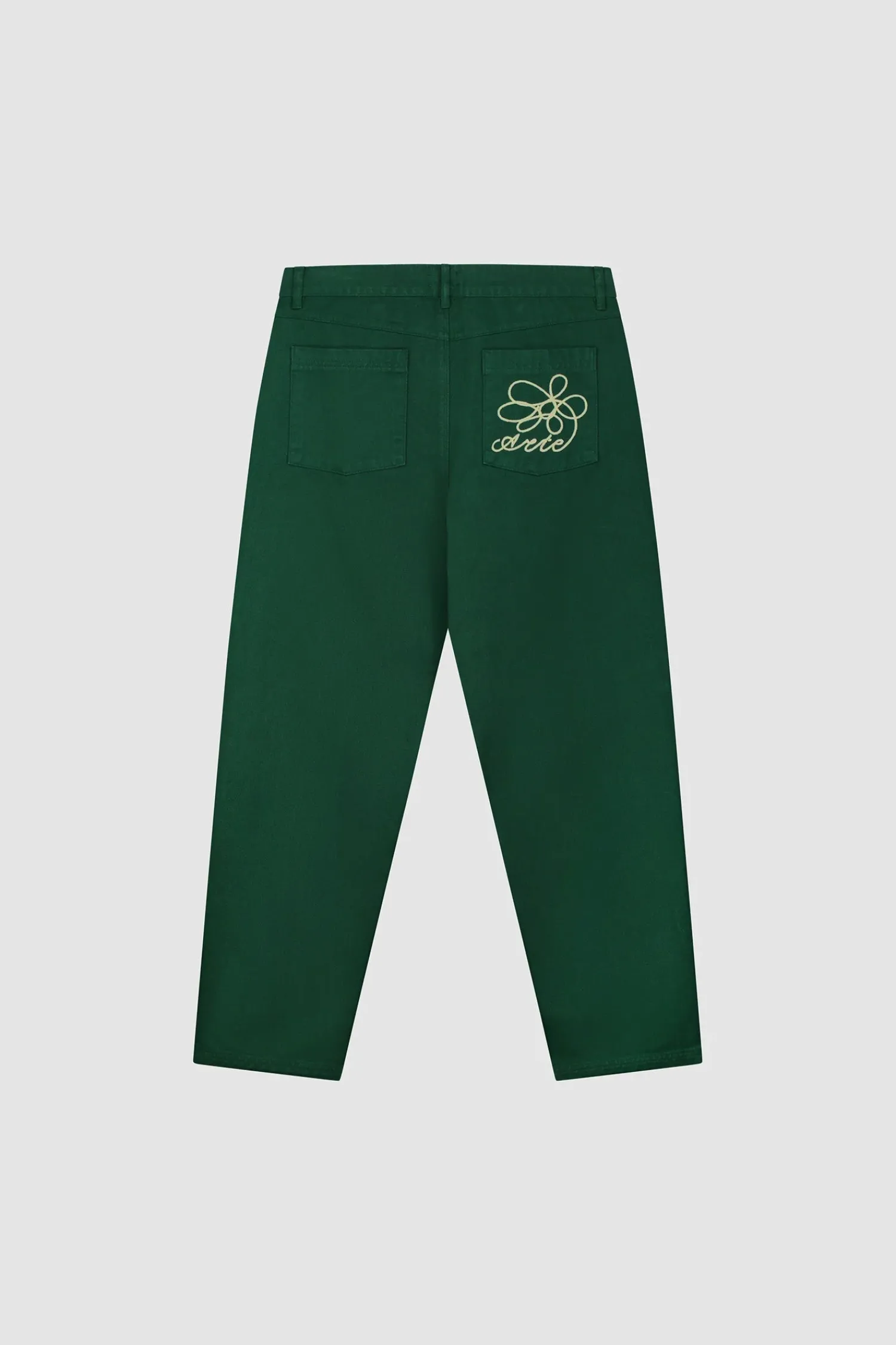 Arte Antwerp Pantalon à poches brodées - vert Online