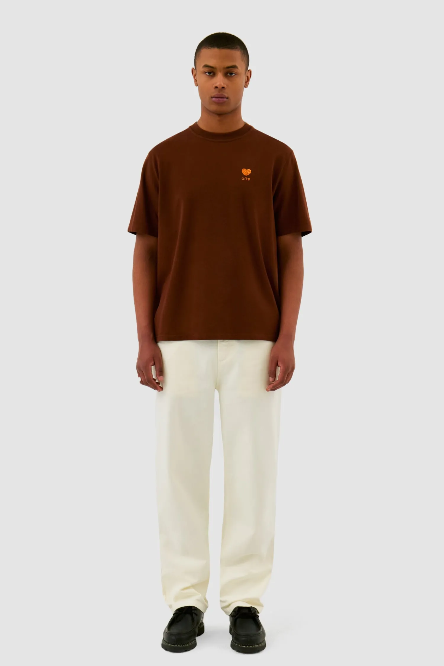 Arte Antwerp Pantalon à poches brodées - Crème Cheap