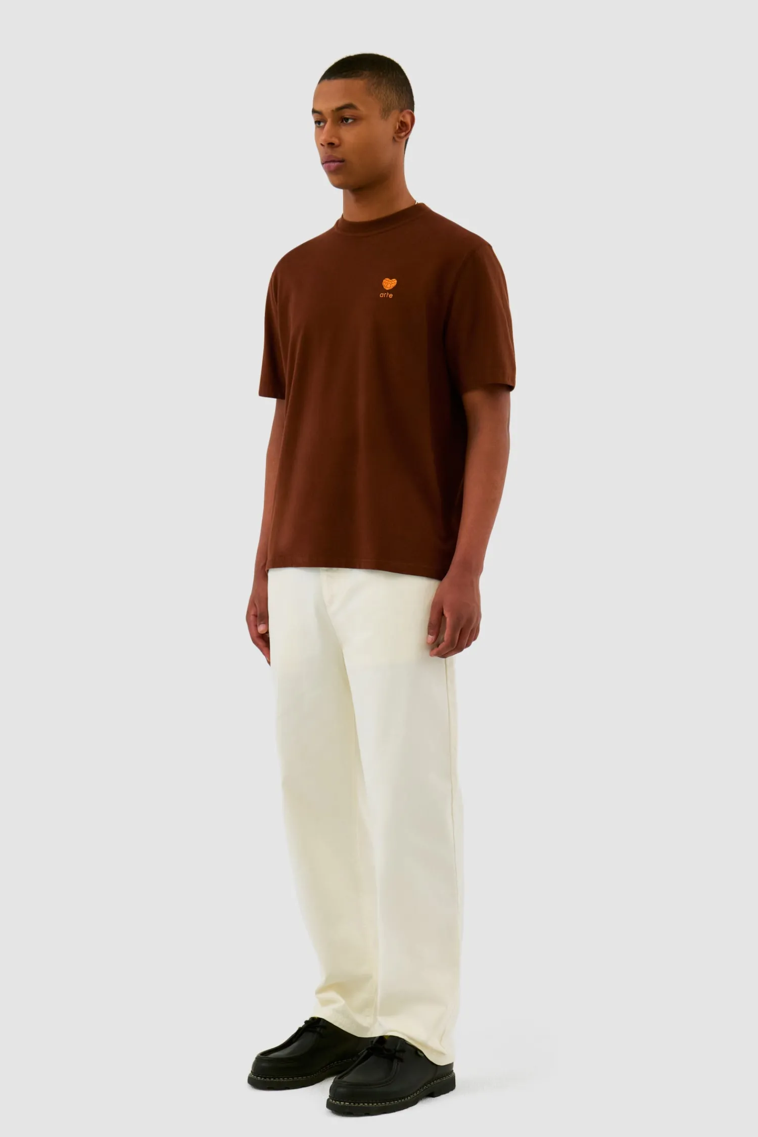 Arte Antwerp Pantalon à poches brodées - Crème Cheap