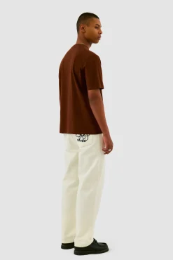 Arte Antwerp Pantalon à poches brodées - Crème Cheap