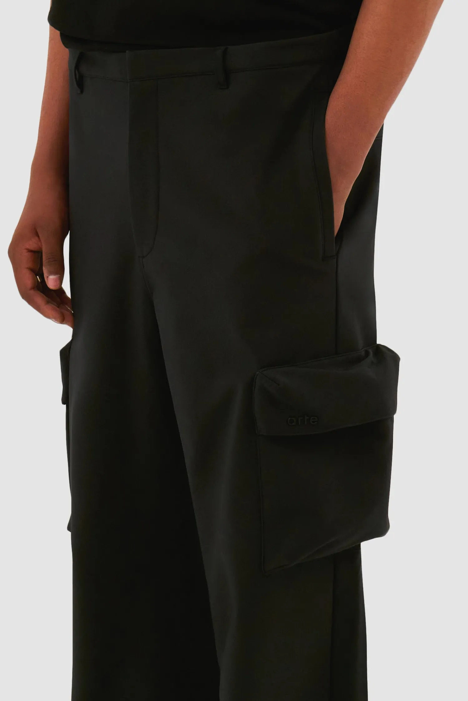 Arte Antwerp Pantalon à poches 3D - Noir Online