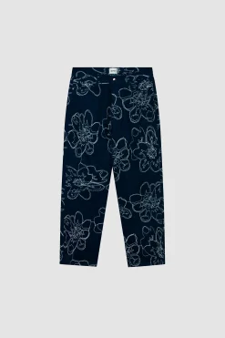 Arte Antwerp Pantalon à points de fleurs - Marine Outlet