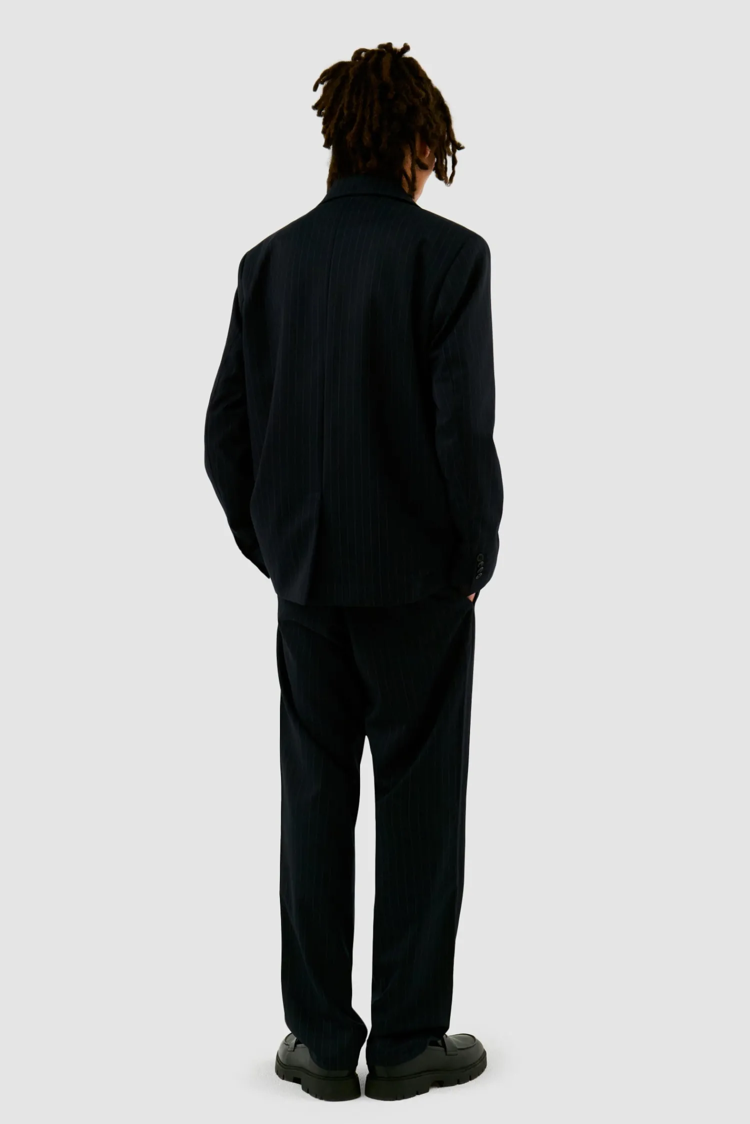 Arte Antwerp Pantalon à rayures - Marine Best Sale
