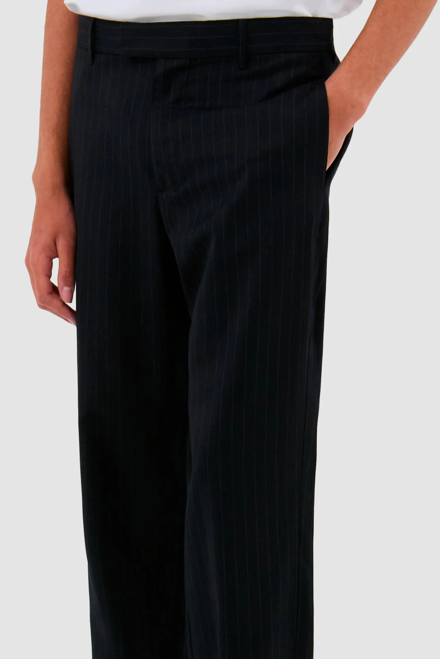 Arte Antwerp Pantalon à rayures - Marine Best Sale
