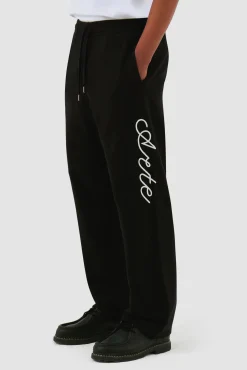 Arte Antwerp Pantalon avec logo Script - Noir Flash Sale